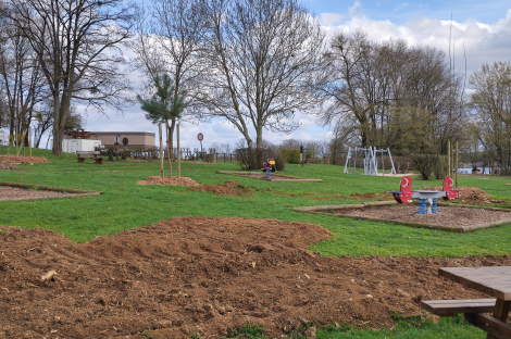 Travaux en cours sur le site de Bairon