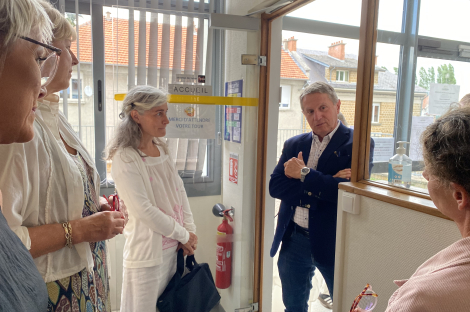 Visite de terrain à la Maison des Solidarités de Vouziers