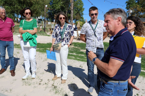 Station touristique de Bairon : visite des nouveaux aménagements